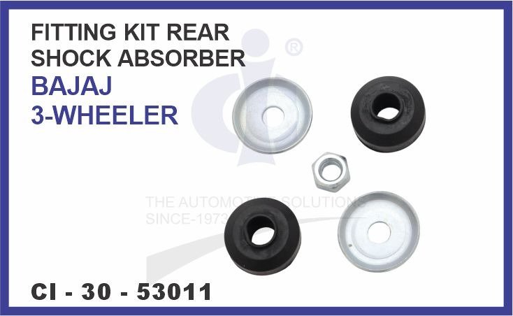 FITTING KIT REAR SHOCK ABSORBER BAJAJ 3 - WHEELER (KIT OF 5 PCS)